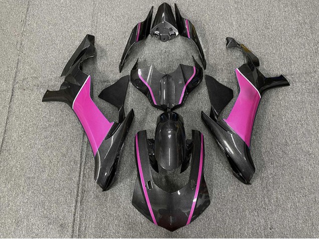 Carbon Fiber & Pink 15-19 R1 Fairings