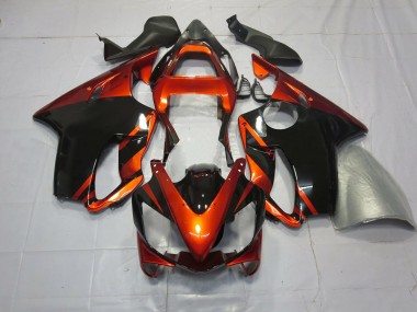 Deep Orange and Black 01-03 CBR600 F4i Fairings