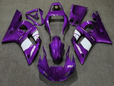 Deep Purple & White 98-02 R6 Fairings