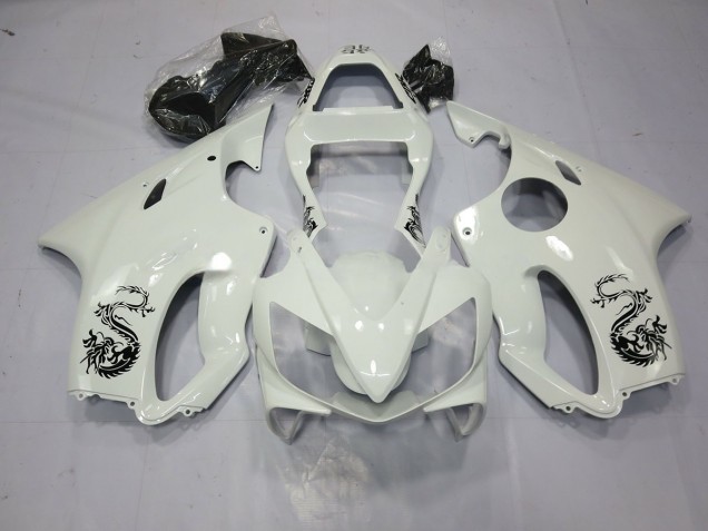 Dragon White 01-03 CBR600 F4i Fairings