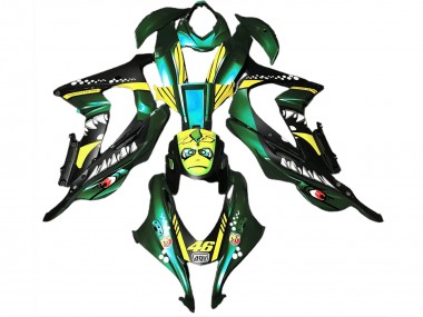 Forest Green Shark 16-19 ZX10R Fairings