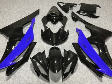 Gloss Black & Blue 08-16 R6 Fairings