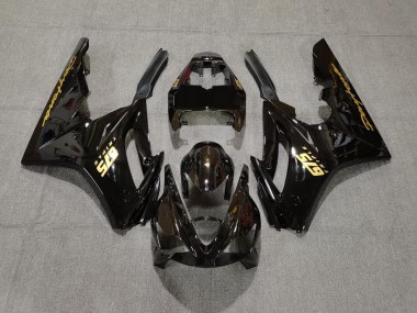 Gloss Black & Gold 06-08 Daytona 675 Fairings