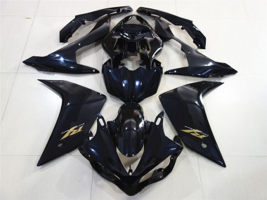Gloss Black Gold 07-08 R1 Fairings