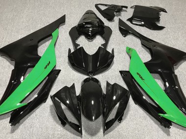 Gloss Black & Green 08-16 R6 Fairings