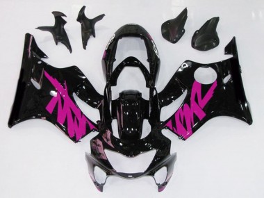 Gloss Black & Pink 99-00 CBR600 F4 Fairings