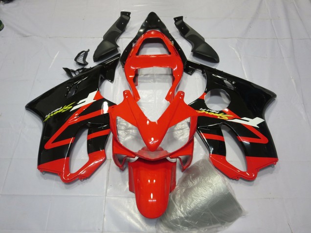 Gloss Black and Red 01-03 CBR600 F4i Fairings