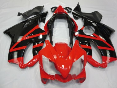 Gloss Black and Red 04-07 CBR600 F4i Fairings