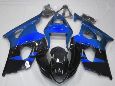 Gloss Blue & Black 03-04 GSXR 1000 Fairings