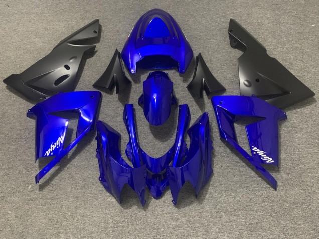 Gloss Blue and Black 04-05 ZX10R Fairings