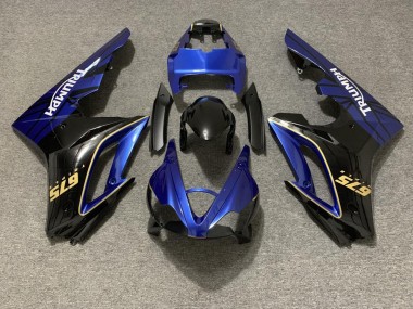 Gloss Blue and Black 09-12 Daytona 675 Fairings