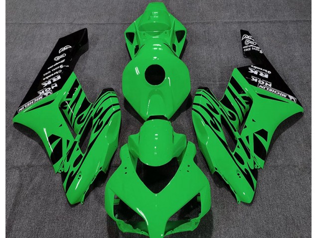 Gloss Green Flame 04-05 CBR1000RR Fairings