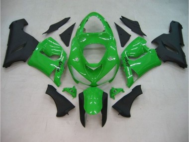 Gloss Green Matte 05-06 ZX6R Fairings