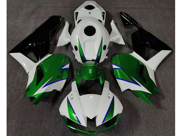 Gloss Green White and Blue 13-23 CBR600RR Fairings