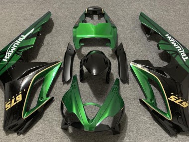 Gloss Green and Black 09-12 Daytona 675 Fairings