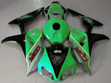 Gloss Green and Black CBR Style 06-07 CBR1000RR Fairings