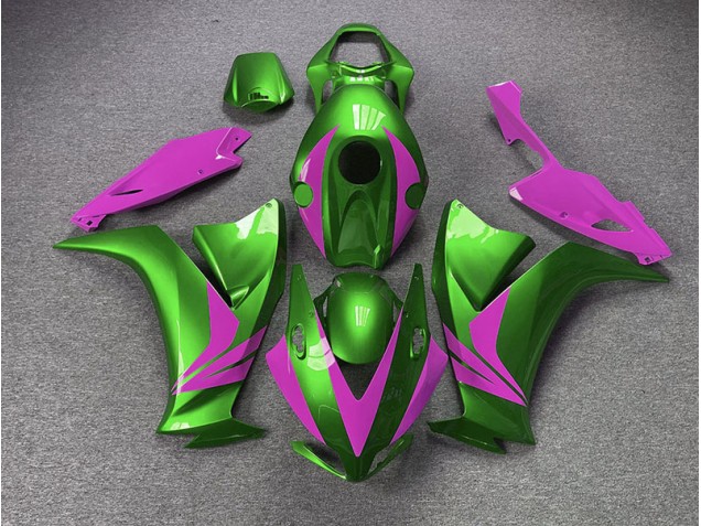 Gloss Green and Pink 12-16 CBR1000RR Fairings