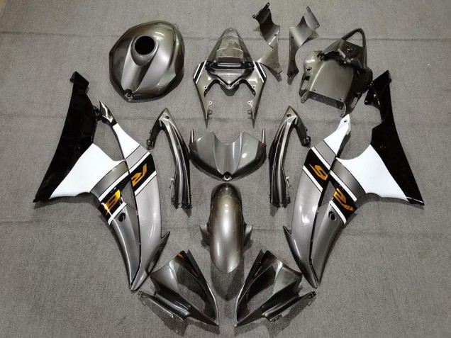 Gloss Grey & Bronze 08-16 R6 Fairings