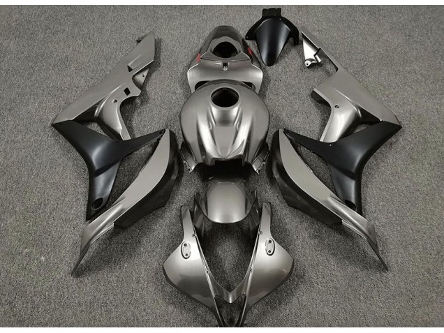 Gloss Grey and Black 07-08 CBR600RR Fairings