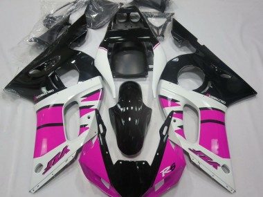 Gloss Pink and Black 98-02 R6 Fairings