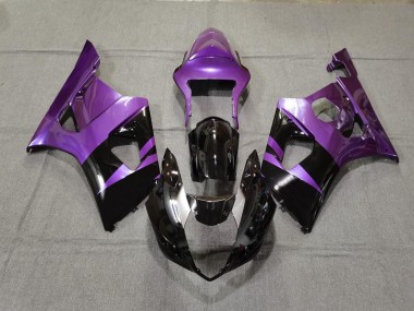 Gloss Purple & Black 03-04 GSXR 1000 Fairings