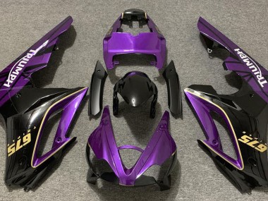 Gloss Purple and Black 09-12 Daytona 675 Fairings