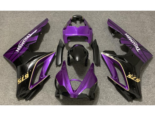 Gloss Purple and Black 09-12 Daytona 675 Fairings