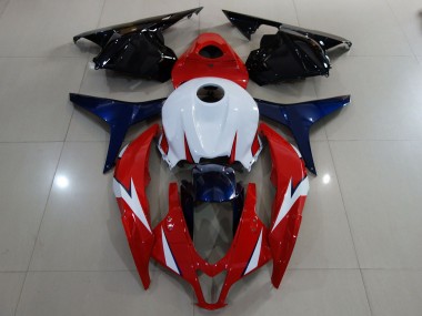 Gloss Red / White 09-12 CBR600RR Fairings