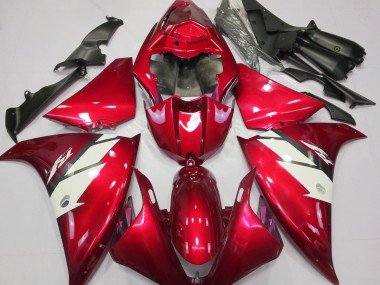 Gloss Red & White 12-14 R1 Fairings