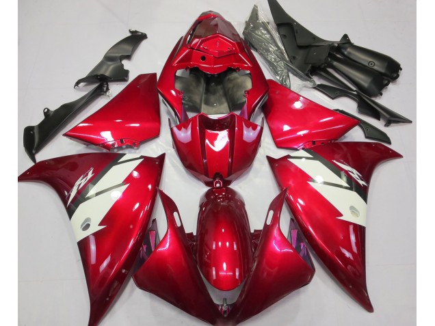 Gloss Red & White 12-14 R1 Fairings