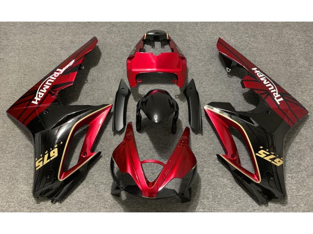 Gloss Red and Black 09-12 Daytona 675 Fairings