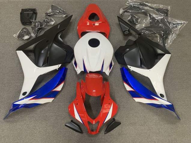 Gloss Red blue and White 09-12 CBR600RR Fairings