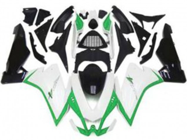 Gloss White & Green 10-15 RSV4 1000 Fairings