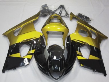 Gloss Yellow & Black 03-04 GSXR 1000 Fairings