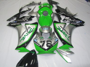 Green Silver 12-16 CBR1000RR Fairings