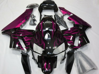 Hot Pink Flames 03-04 CBR600RR Fairings