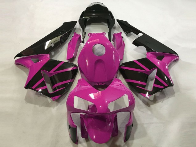 Hot Pink & Gloss Black 03-04 CBR600RR Fairings