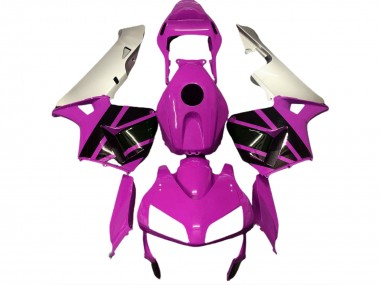 Hot Pink & Matte Silver 03-04 CBR600RR Fairings