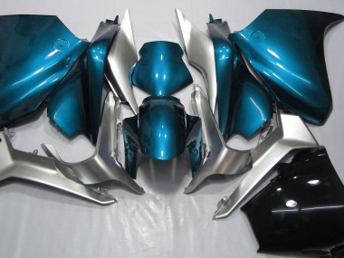 Light Blue and Silver 10-13 VFR1200 Fairings