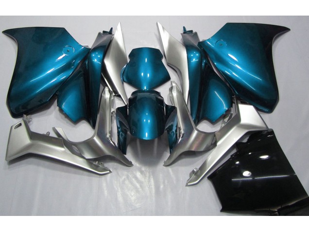 Light Blue and Silver 10-13 VFR1200 Fairings