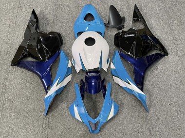 Light Blue and White 09-12 CBR600RR Fairings