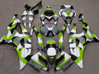 Light Green Camo Plain 08-16 R6 Fairings