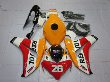 Light Orange Repsol 08-11 CBR1000RR Fairings