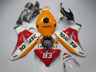 Light Orange Repsol 93 08-11 CBR1000RR Fairings