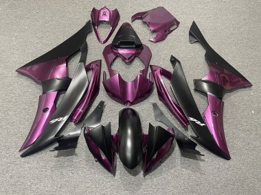 Light Purple and Matte Black 08-16 R6 Fairings