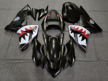 Matte Black Betty Bomber 04-05 ZX10R Fairings