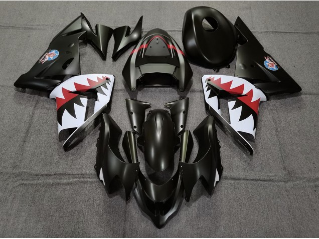 Matte Black Betty Bomber 04-05 ZX10R Fairings