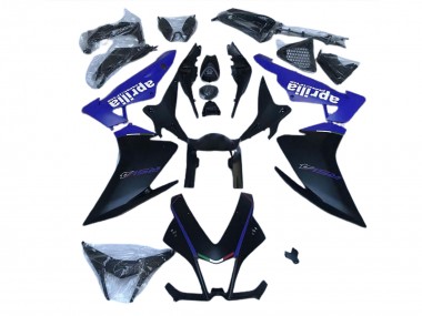 Matte Black & Blue 10-15 RSV4 1000 Fairings