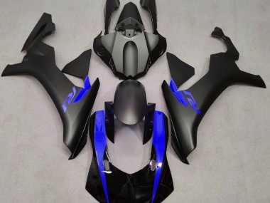 Matte Black & Blue 15-19 R1 Fairings