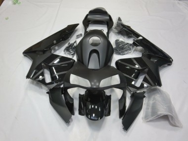 Matte Black / Gloss 03-04 CBR600RR Fairings